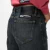 Jean décontracté à taille mi-haute