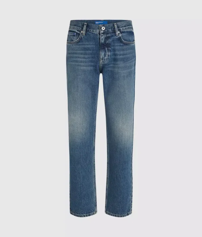 Jean droit délavé vintage Jean droit délavé vintage