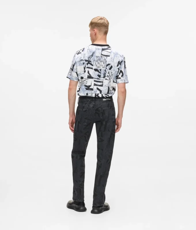 Jean droit entièrement orné du motif Monogram Jean droit entièrement orné du motif Monogram