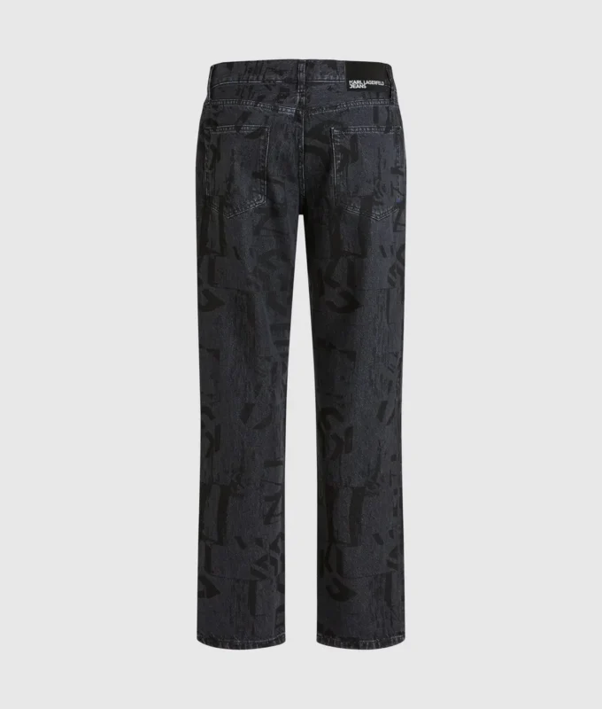 Jean droit entièrement orné du motif Monogram Jean droit entièrement orné du motif Monogram