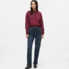 Jean droit taille haute Jean droit taille haute