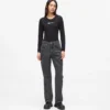 Jean droit taille haute Jean droit taille haute
