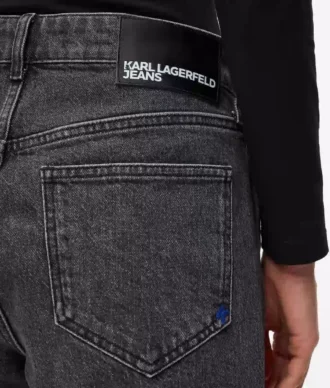Jean droit taille haute