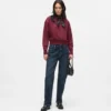 Jean droit taille haute Jean droit taille haute
