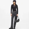 Jean droit taille haute Jean droit taille haute