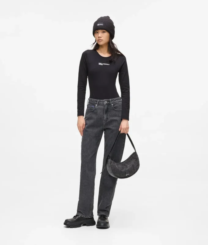 Jean droit taille haute Jean droit taille haute