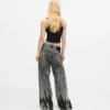Jean large taille basse délavé Jean large taille basse délavé