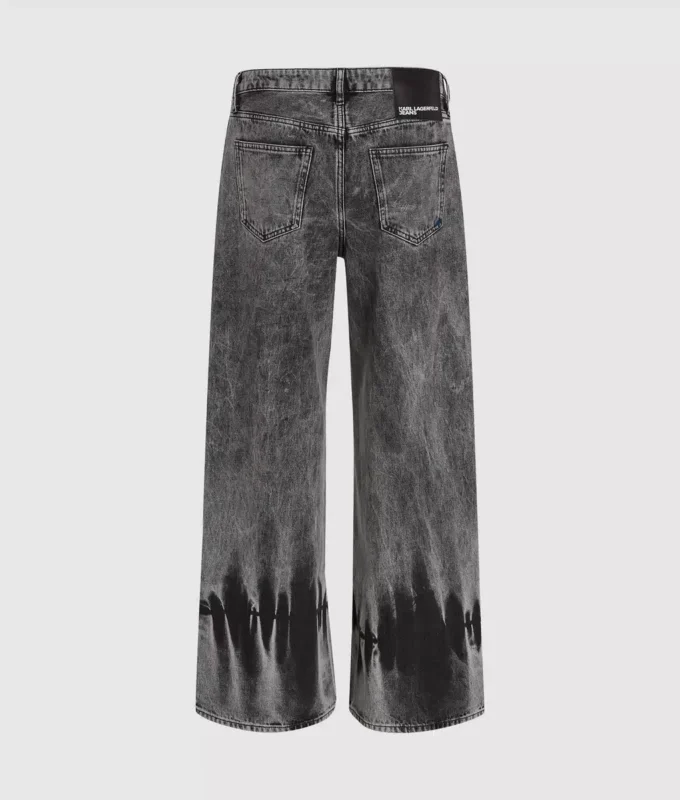Jean large taille basse délavé Jean large taille basse délavé