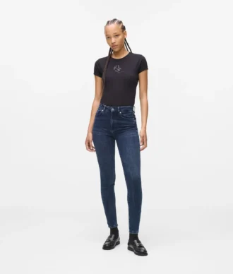 Jean skinny taille haute