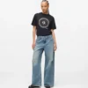 Jean taille basse à jambes larges Jean taille basse à jambes larges
