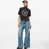 Jean taille basse à jambes larges Jean taille basse à jambes larges