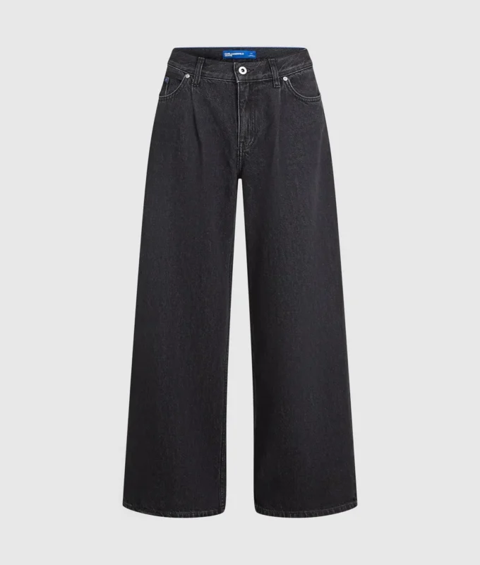 Jean taille basse à jambes larges Jean taille basse à jambes larges