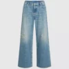 Jean taille basse à jambes larges Jean taille basse à jambes larges
