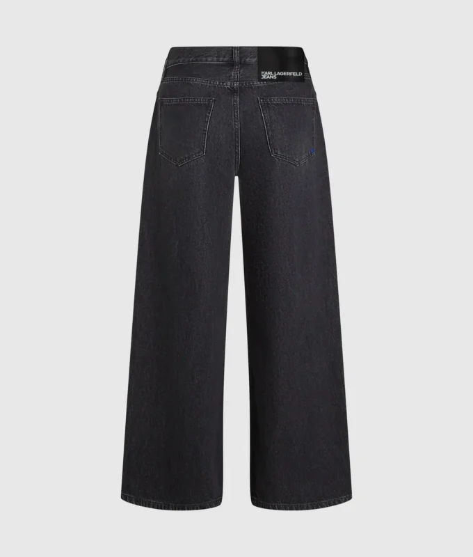 Jean taille basse à jambes larges Jean taille basse à jambes larges