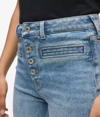 Jean évasé taille haute