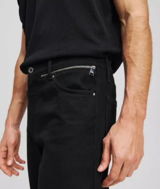 JEANS CONICES AVEC DÉTAIL ZIP