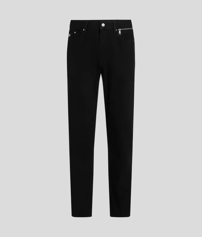 JEANS CONICES AVEC DÉTAIL ZIP JEANS CONICES AVEC DÉTAIL ZIP