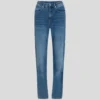 JEANS DROITS À TAILLE HAUTE JEANS DROITS À TAILLE HAUTE