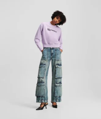 JEANS RELAX À TAILLE MOYENNE UTILITAIRES