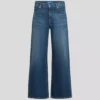 JEANS À TAILLE BASSE ET JAMBES LARGES JEANS À TAILLE BASSE ET JAMBES LARGES