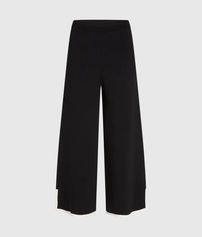Jupe-culotte à passepoil contrasté Jupe-culotte à passepoil contrasté