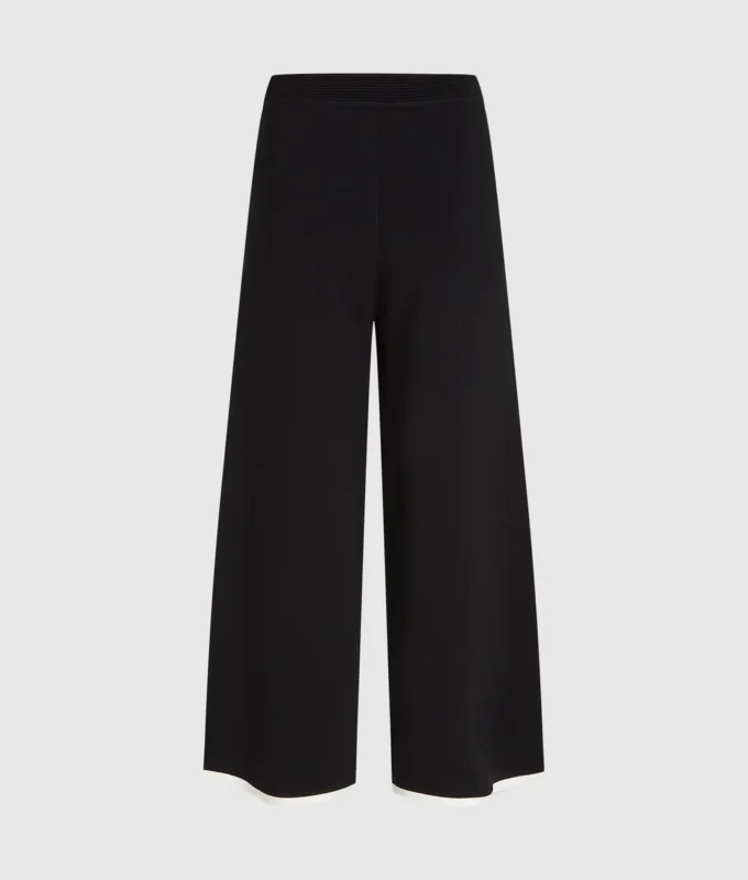 Jupe-culotte à passepoil contrasté Jupe-culotte à passepoil contrasté