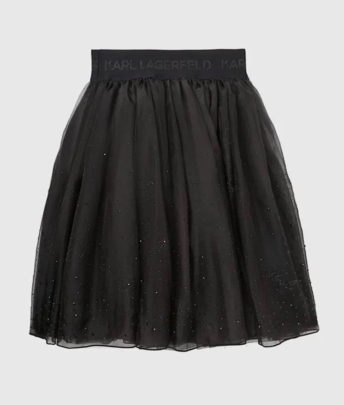Jupe en maille strass pour fille Jupe en maille strass pour fille