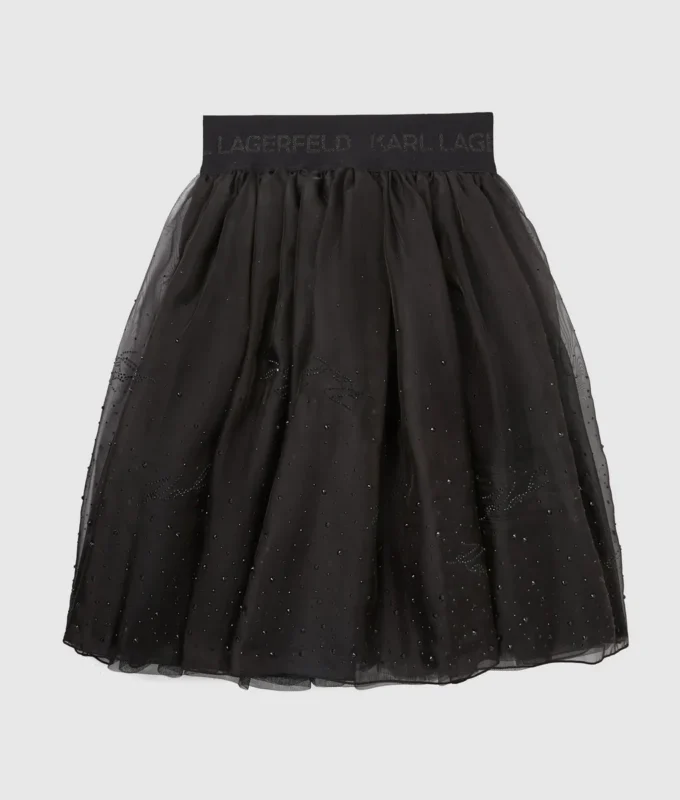 Jupe en maille strass pour fille Jupe en maille strass pour fille