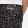 Jupe en tweed à paillettes