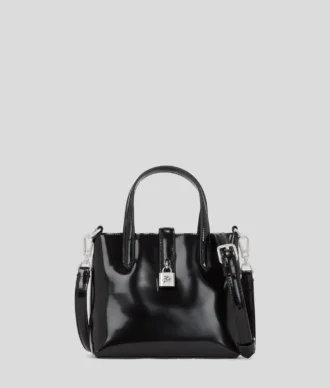 K/AUTOGRAPH PADLOCK MINI TOTE BAG
