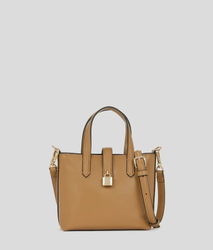 K/AUTOGRAPH PADLOCK MINI TOTE BAG