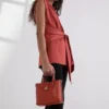 K/AUTOGRAPH PADLOCK MINI TOTE BAG