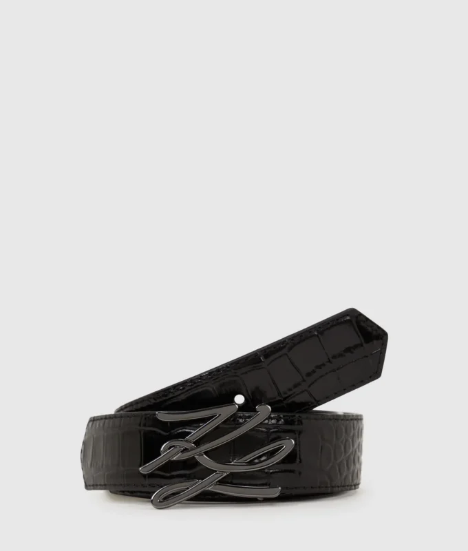 K/Ceinture effet croco Autograph K/Ceinture effet croco Autograph