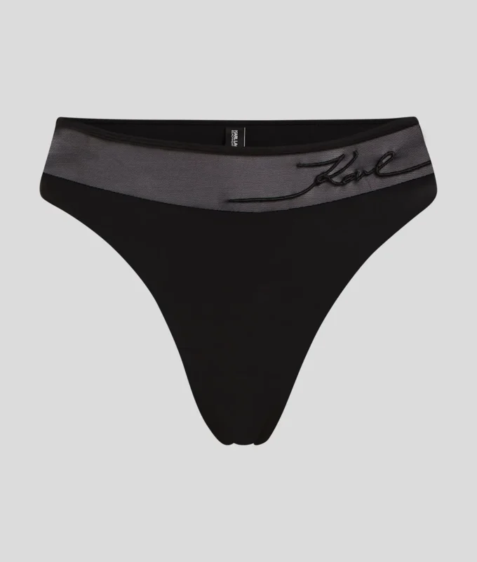 K/SIGNATURE BAS DE MAILLOT DE BAIN TAILLE HAUTE