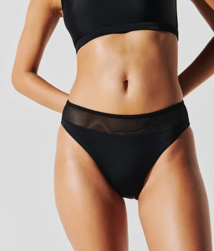 K/SIGNATURE BAS DE MAILLOT DE BAIN TAILLE HAUTE