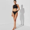 K/SIGNATURE BAS DE MAILLOT DE BAIN TAILLE HAUTE