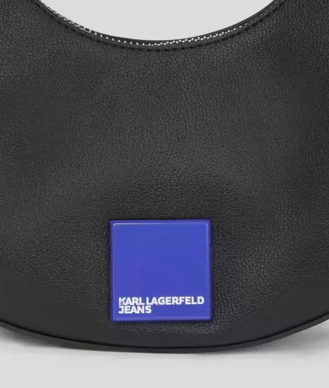 KLJ BOX LOGO HALF-MOON SHOULDER BAG KLJ BOX LOGO HALF-MOON SHOULDER BAG