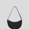 KLJ BOX LOGO SOFT HALF-MOON SHOULDER BAG KLJ BOX LOGO SOFT HALF-MOON SHOULDER BAG