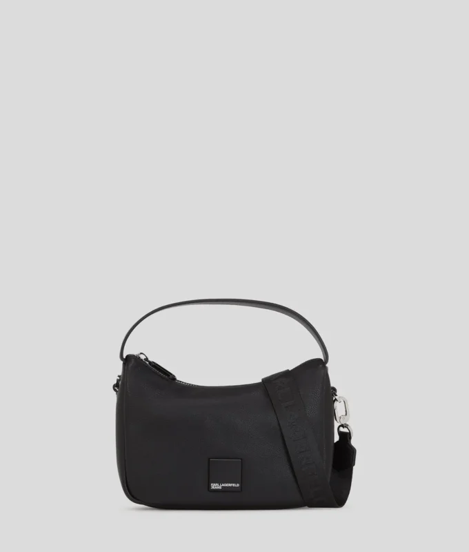 KLJ BOX LOGO SOFT MINI HOBO BAG KLJ BOX LOGO SOFT MINI HOBO BAG
