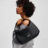 KLJ BOX LOGO SOFT MINI HOBO BAG KLJ BOX LOGO SOFT MINI HOBO BAG