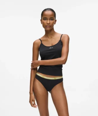 Lot de 3 strings multicolores à taille élastiquée
