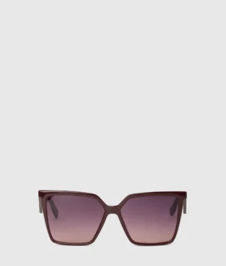 Lunettes de soleil géométriques fines