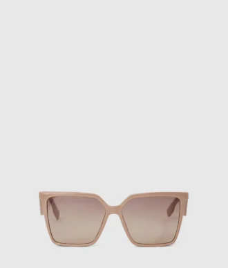 Lunettes de soleil géométriques fines