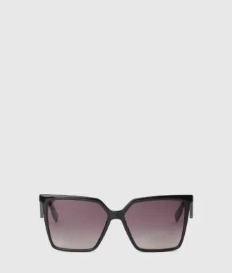 Lunettes de soleil géométriques fines