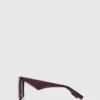 Lunettes de soleil géométriques fines