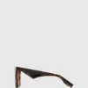 Lunettes de soleil géométriques fines