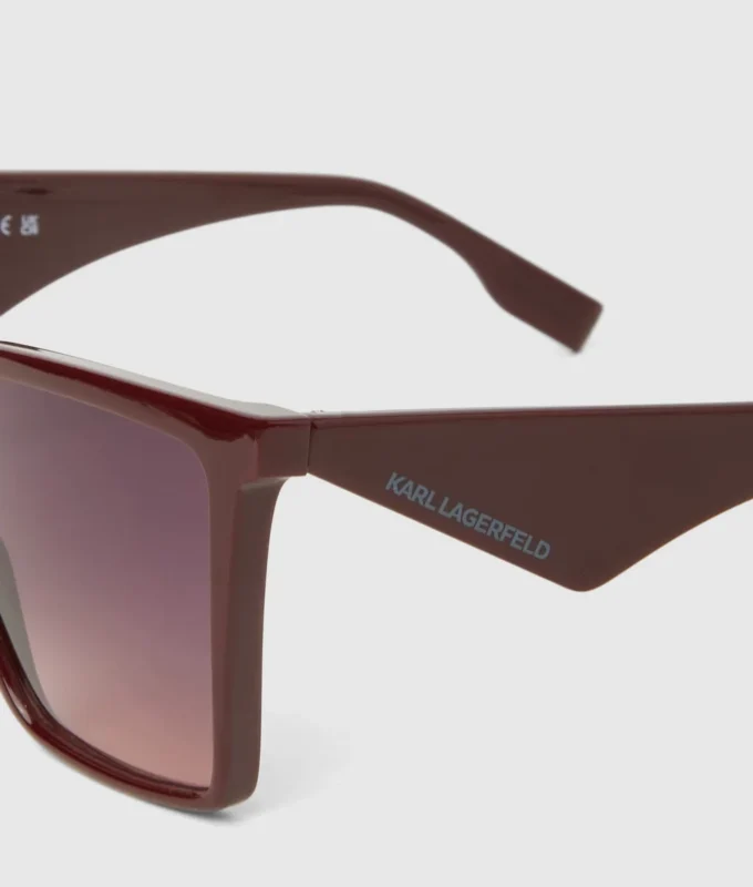 Lunettes de soleil géométriques fines