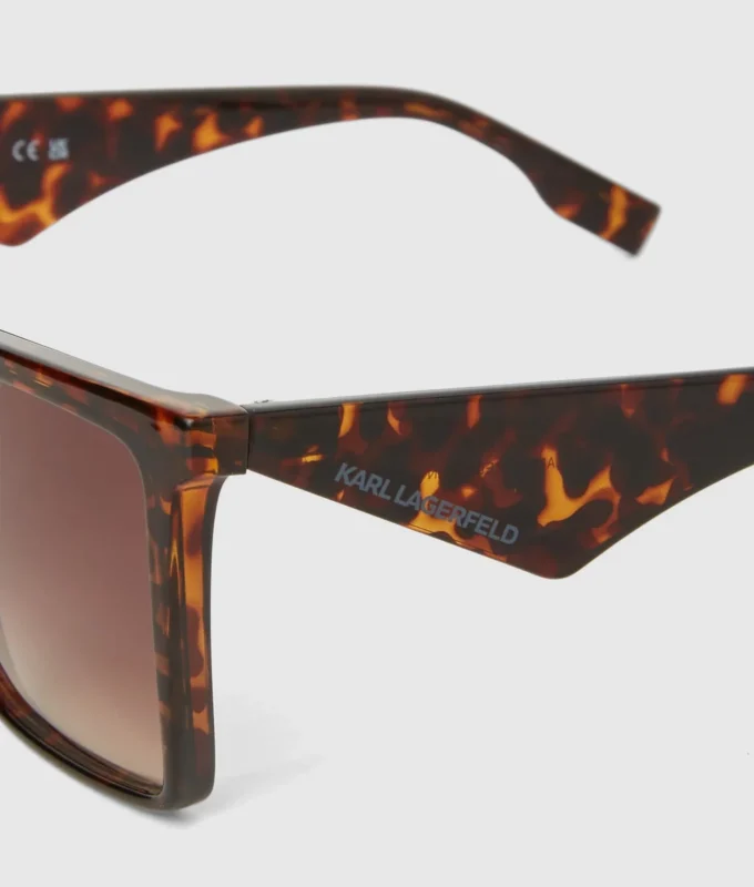 Lunettes de soleil géométriques fines