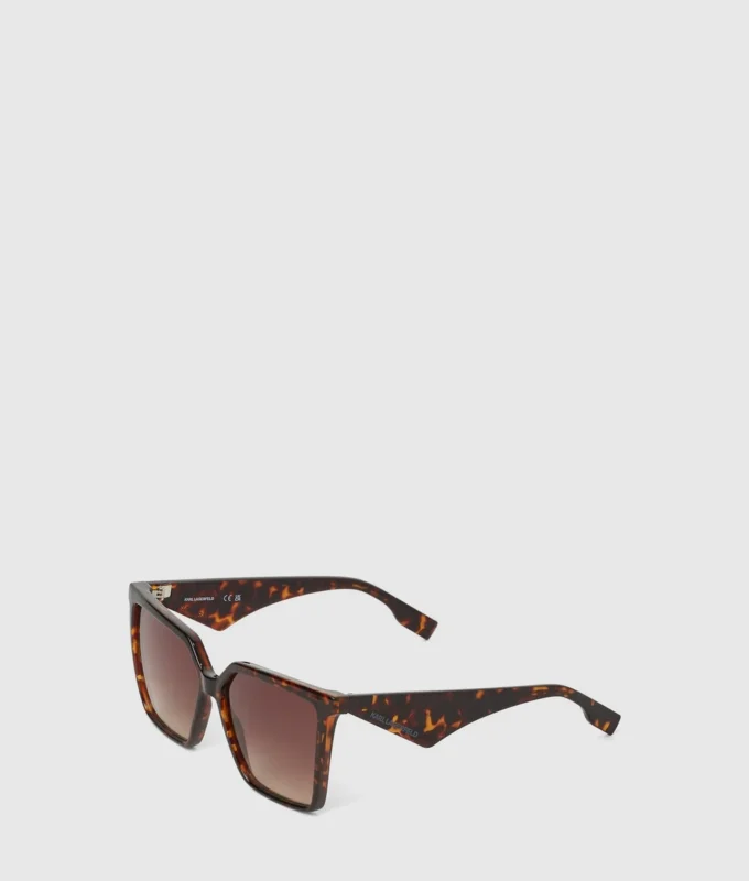 Lunettes de soleil géométriques fines