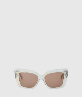 Lunettes de soleil épaisses à logo